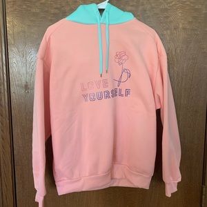 L BTS “Love Yourself” Multi-colored Hoodie
